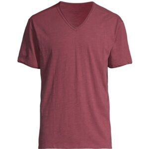John Varvatos miles cotton textured V-neck
